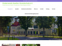 fv-goethe-grundschule.de Webseite Vorschau