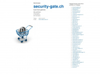 security-gate.ch Webseite Vorschau