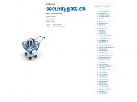 securitygate.ch Webseite Vorschau