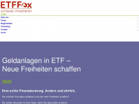 etffox.de Webseite Vorschau