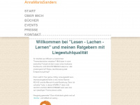 anna-maria-sanders.com Webseite Vorschau