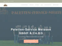 paletten-service-meissen.de Webseite Vorschau