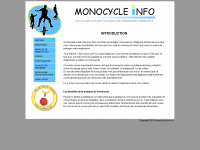 monocycle-shop.ch Webseite Vorschau