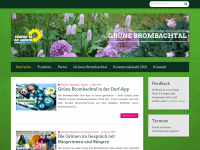 gruene-brombachtal.de Webseite Vorschau