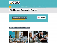 cdu-neckar-odenwald.de Webseite Vorschau