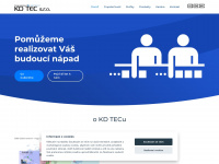 kdtec.cz Webseite Vorschau