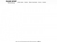 feldersport.ch Webseite Vorschau