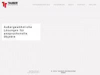 tauber-e.com Webseite Vorschau