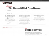 pressmachine-world.com Webseite Vorschau