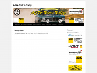 acw-retro-rallye.de Webseite Vorschau