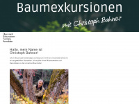 bahner-baumexkursion.de Webseite Vorschau