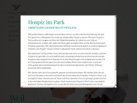 hospiz-im-park.de Webseite Vorschau
