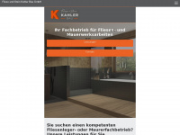 kahlerbau.de Webseite Vorschau