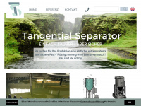 tangential-separator.de Webseite Vorschau