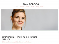 lenafoersch.de Webseite Vorschau