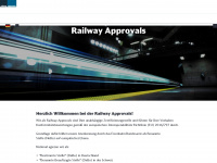 railwayapprovals.com Webseite Vorschau