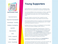 young-supporters.com Webseite Vorschau