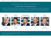 birkenstock-rechtsanwaelte.de Webseite Vorschau
