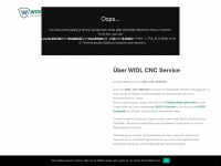 widl-cnc-service.de Webseite Vorschau