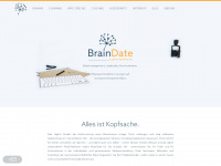 braindate.ch Webseite Vorschau