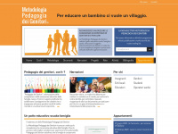 pedagogiadeigenitori.info Webseite Vorschau