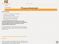 streambetrieb.de Webseite Vorschau
