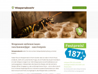 wespenabwehr.de Webseite Vorschau