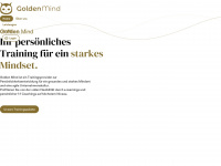 goldenmind.at Webseite Vorschau