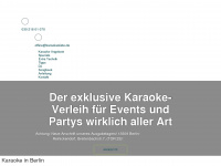 karaokekiste.de Webseite Vorschau
