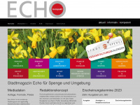 spenger-echo.com Webseite Vorschau