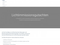 lichtimmissionen-gutachten.de Webseite Vorschau