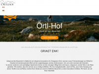 oertlhof.it Webseite Vorschau