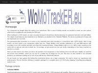 womotracker.eu Webseite Vorschau