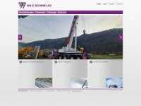 wilo-ag.ch Webseite Vorschau