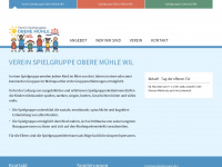 verein-spielgruppe-oberemuehle.ch Webseite Vorschau
