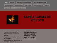 kunstschmiede-welsch.com Webseite Vorschau