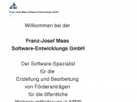 maas-software.de Webseite Vorschau