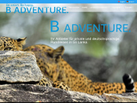 b-adventure-srilanka.com Webseite Vorschau
