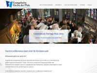 evkirchenmusikpfalz.de Webseite Vorschau