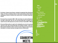 coubertin-meets-dunant.ch Webseite Vorschau