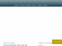 orthopaedie-belair.ch Webseite Vorschau