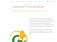 karneval-koeln-bickendorf.de Webseite Vorschau