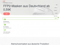 ffp2-maske-deutschland.de Webseite Vorschau
