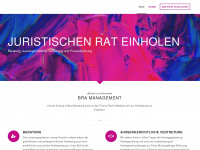 bra-management.ch Webseite Vorschau