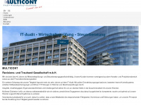 multicont.at Webseite Vorschau