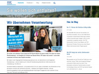 teamblau.ch Webseite Vorschau
