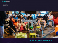 next-talents.com Webseite Vorschau