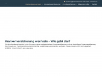krankenkasse-wechseln-schweiz.ch Webseite Vorschau