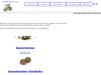 seedball-factory.de Webseite Vorschau