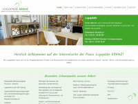 logopaedie-kranz.de Webseite Vorschau